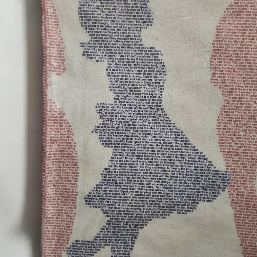 Litographs Alice's Adventures In Wonderland T Shirt-Size Small (Unisex)